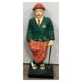 Golfer Store Display, Fiberglass,  37in Tall