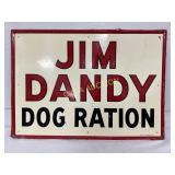 20in x 27in Metal Advertising Sign for ï¿½Jim Dandy