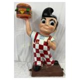 Big Boy Cast Aluminum Display Statue, 18in x 21in