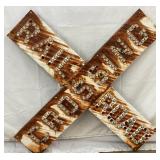 Cat Eye Railroad Crossing Sign, 48in x 48in, Heavy