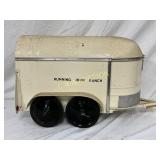 Horse Trailer with Dual Axle and Painted Branding,