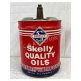 Early 5g. Skelly Quality Oils Can with Graphics