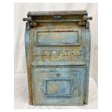 U.S. Cast Iron Mailbox by Carlisle Foundry Co., Me