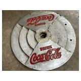Coca-Cola Cast Iron Sidewalk Base, 22 Inches