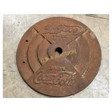 Cast Iron Coca-Cola Sidewalk Base, 22 inches
