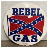 DS Porc. ï¿½Rebel Gasï¿½ Sign, 48-Inch Diameter