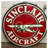 DS Porc. Sinclair Aircraft Sign with Ring, ï¿½48 inc