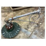 Porc. Morning Glory Station Light/Hanger, 20x42