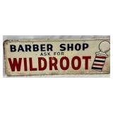 1956 Emb. Wildroot Barber Shop Sign, A-M Sign Co.,