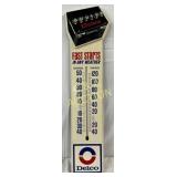 AC Delco 10in x 35in Lexan Thermometer