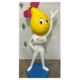 Esso Drip Girl Fiberglass Station Display, 65in x