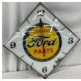 Genuine Ford Parts Clock, Pam Clock Co., 16in.