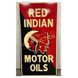 ï¿½Red Indian Motor Oilsï¿½, SS Metal Sign , 30in x 60