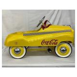 Coca-Cola 36-Inch Yellow Pedal Car