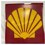 Emb. Lexan Shell Logo Sign, 35ï¿½37