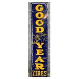 Porc. Goodyear Tires Vertical Sign, 22ï¿½94