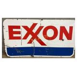Porc. Exxon Gas Station Sign, 7ft.