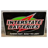 Emb. ï¿½Metal Interstate Batteries Sign, 48ï¿½30 Inche