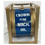 Early Crown Fine Machine Oil Rocker Oiler, 11in x