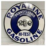 DSP Royaline Gasoline Sign, 30 Inches