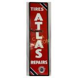 SSP Atlas Tires and Repairs Sign, 16in x 60in