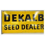 Dekalb Seed Dealer Metal Sign, 30in x 15in