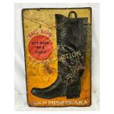 ï¿½Ball-Bandï¿½ Boots Sign, 11in x 18in