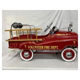 Pedal Car Ladder Fire Truck, Red, 40in,