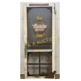 Early Merita Bread Screen Door w/ Door Push, 79in