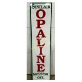 SS Sinclair Opaline Vertical Sign, 15in x 60in