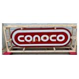 Conoco Light-Up Lexan Can Sign 79x26