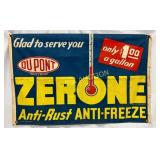 Du Pont Zerone Anti-Freeze Banner, 36ï¿½22 Inches