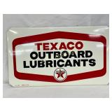 NOS Texaco ï¿½Outboard Lubricants,ï¿½ Rack Sign 16ï¿½10