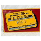 Emb. Quikrete Ready-to-Use Cement Mixes Sign, 28ï¿½1