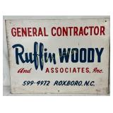 SS General Contractor Sign, 24in x 15in