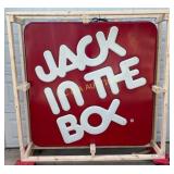 Emb. ï¿½Jack in the Boxï¿½ Lexan Can Sign 61x61