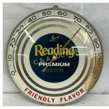 12in. ï¿½Reading Premium Beerï¿½ Glass-Faced Therm