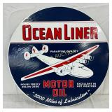 ï¿½Ocean Liner Motor Oilï¿½ Metal Sign, 24in.