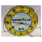 Goodyear Clock by Telechron Inc., 14 inches