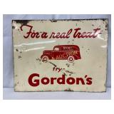 Gordonï¿½s ï¿½Metal Sign, 19in x 15in