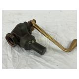 Buckeye Valve for Early Visible Gas Pump with Bras