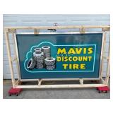 Mavis Tire Lighted Lexan Can Sign 73x42