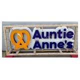 Emb. ï¿½Auntie Anneï¿½sï¿½ Lighted Lexan Sign 79x30