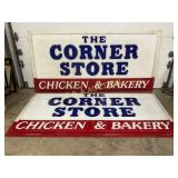 ï¿½The Corner Store Chicken & Bakeryï¿½ Lexan Signs, 9