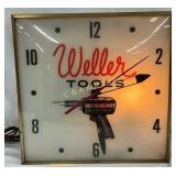 Weller Tools Wall Clock by Pam Clock Co., 15 Inch