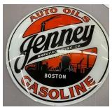 Jenney Auto Oils & Gasoline Gas Pump Globe Lens, n