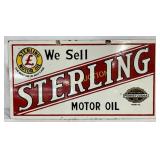 DSP ï¿½Sterling Motor Oilï¿½ Sign, ï¿½30ï¿½16 Inches