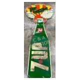 7up Uncola Die-Cut Sign, 70in x 29in
