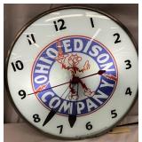 Ohio Edison Company Clock by PAM Clock Co., 14 inc
