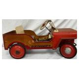 ï¿½Steger Utilityï¿½ Early Wooden and Metal Pedal Car